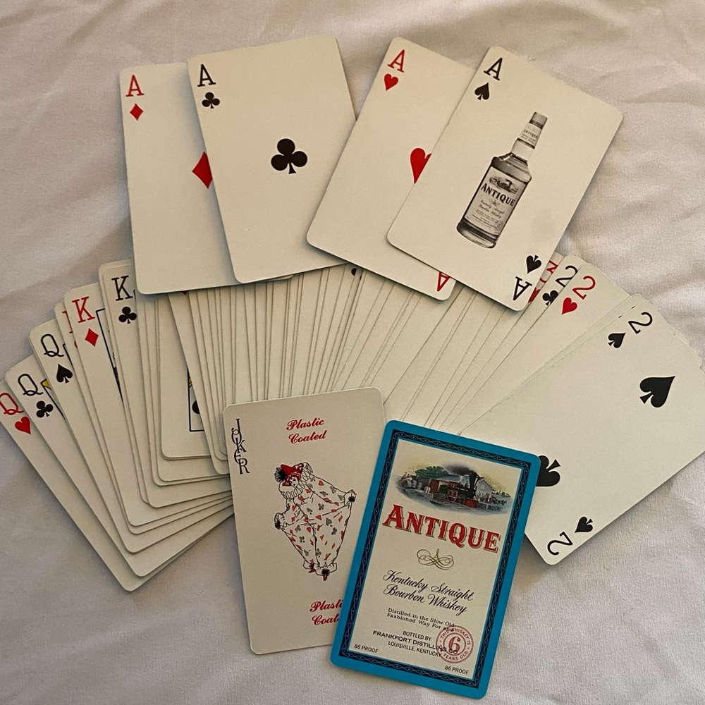 VTG Double Decks of Playing Cards Antique Kentucky Straight Bourbon Whiskey - Picture 5 of 9